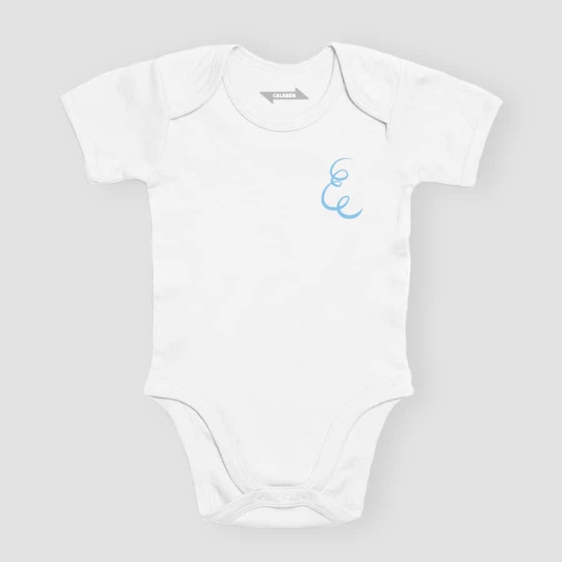 BODY LETTER E BLUE