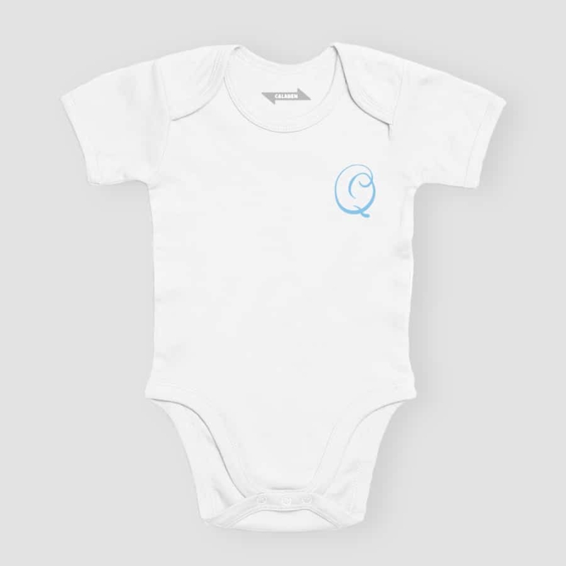 BODY LETTER Q BLUE